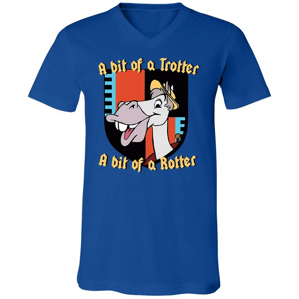 Unisex V-Neck T-Shirt - KXTFAN3J - True Royal - 4