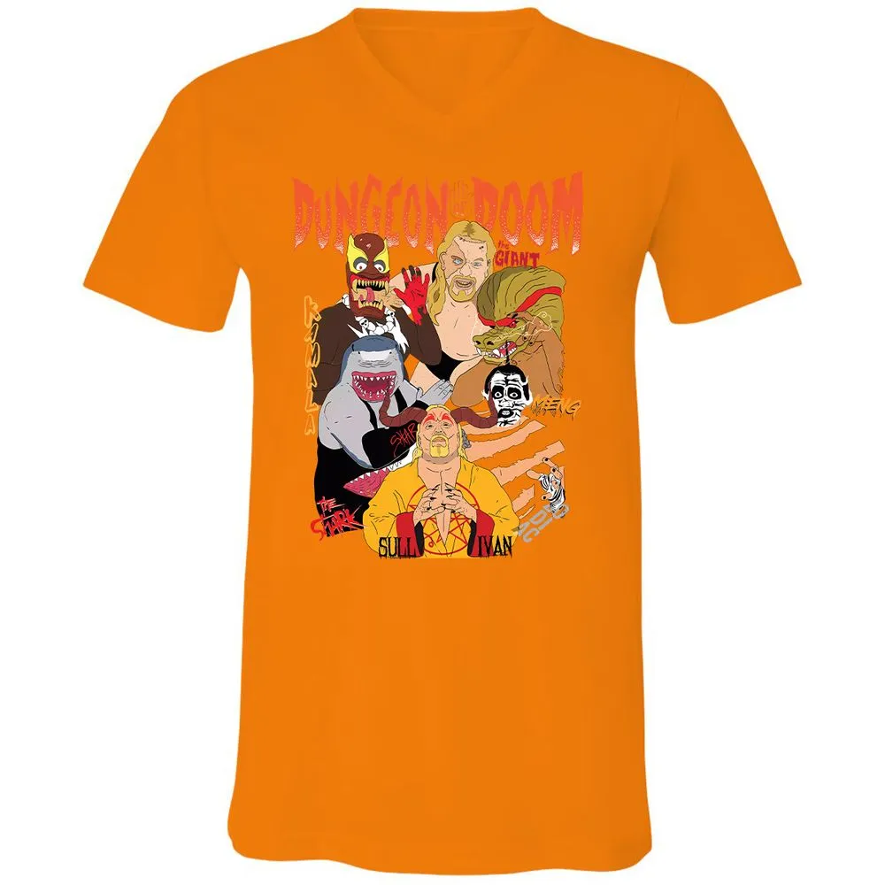 Unisex V-Neck T-Shirt - 2VNA2UQ6 - Orange - 11