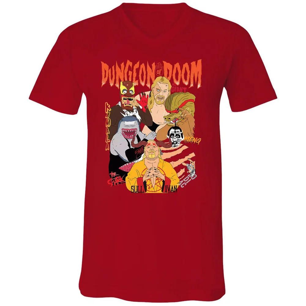 Unisex V-Neck T-Shirt - 2VNA2UQ6 - Red - 3