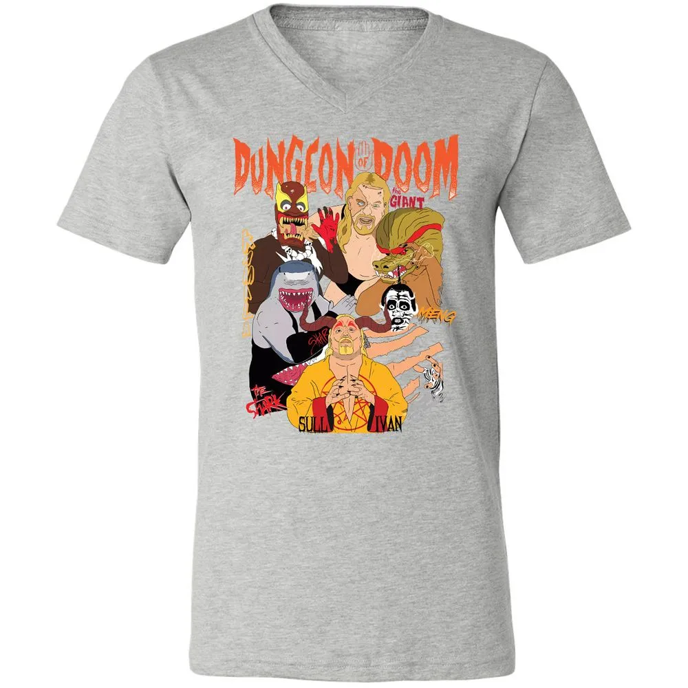 Unisex V-Neck T-Shirt - 2VNA2UQ6 - Athletic Heather - 7