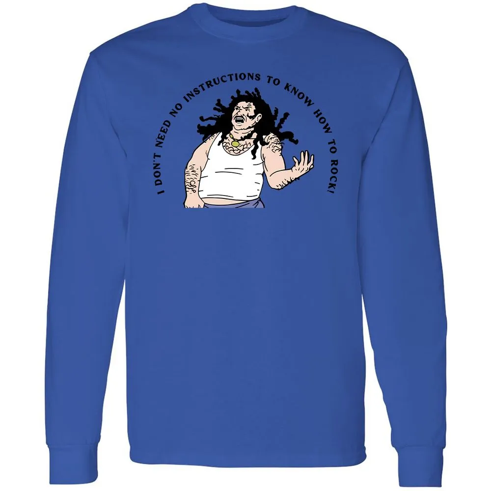 Long Sleeve T-Shirt - XC1J14UC - Royal - 4