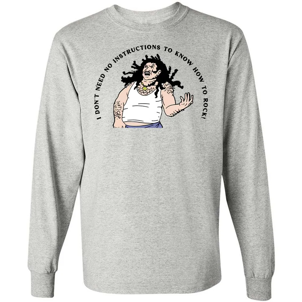 Long Sleeve T-Shirt - XC1J14UC - Ash - 5