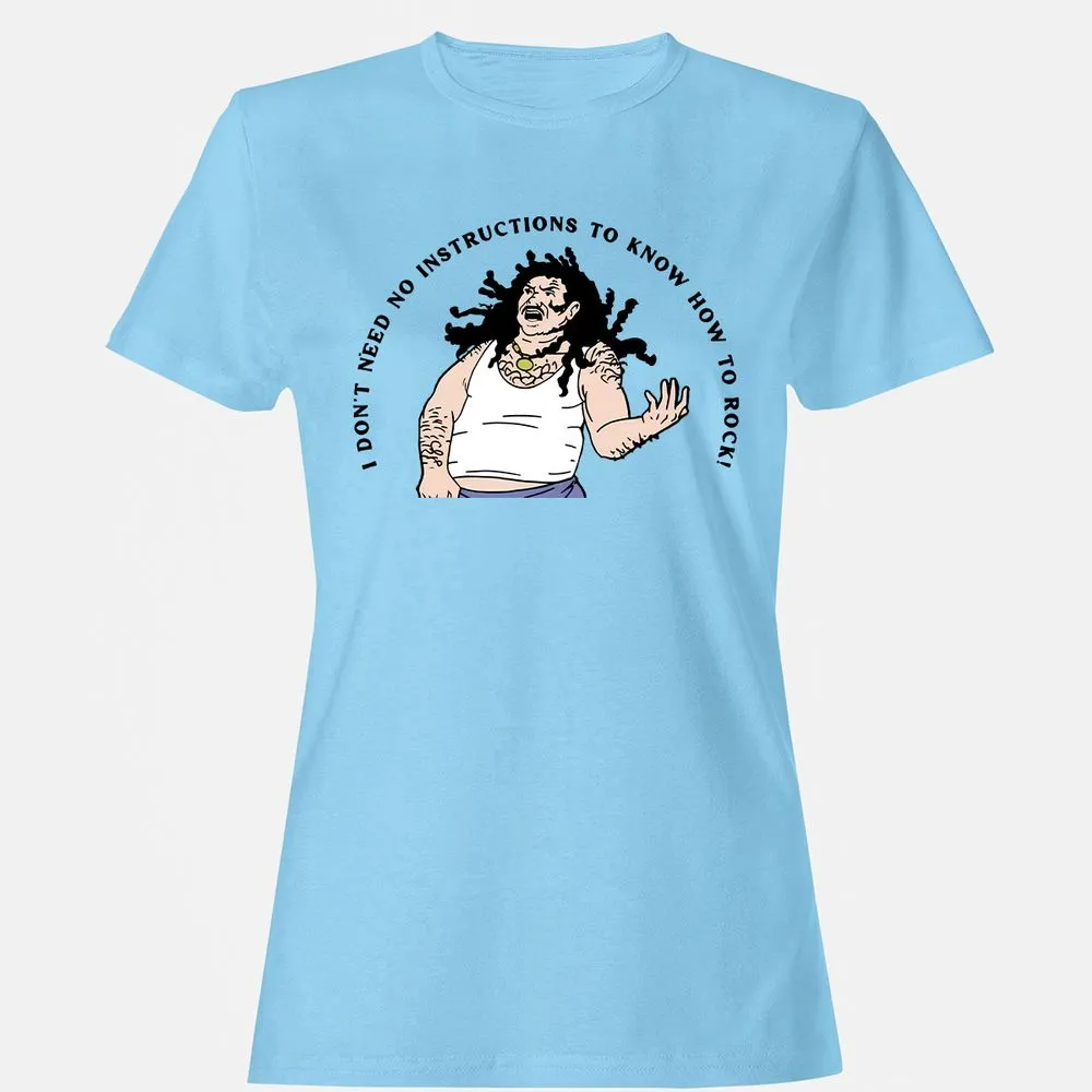 Women's T-Shirt - U3FUSGQR - Light Blue - 8