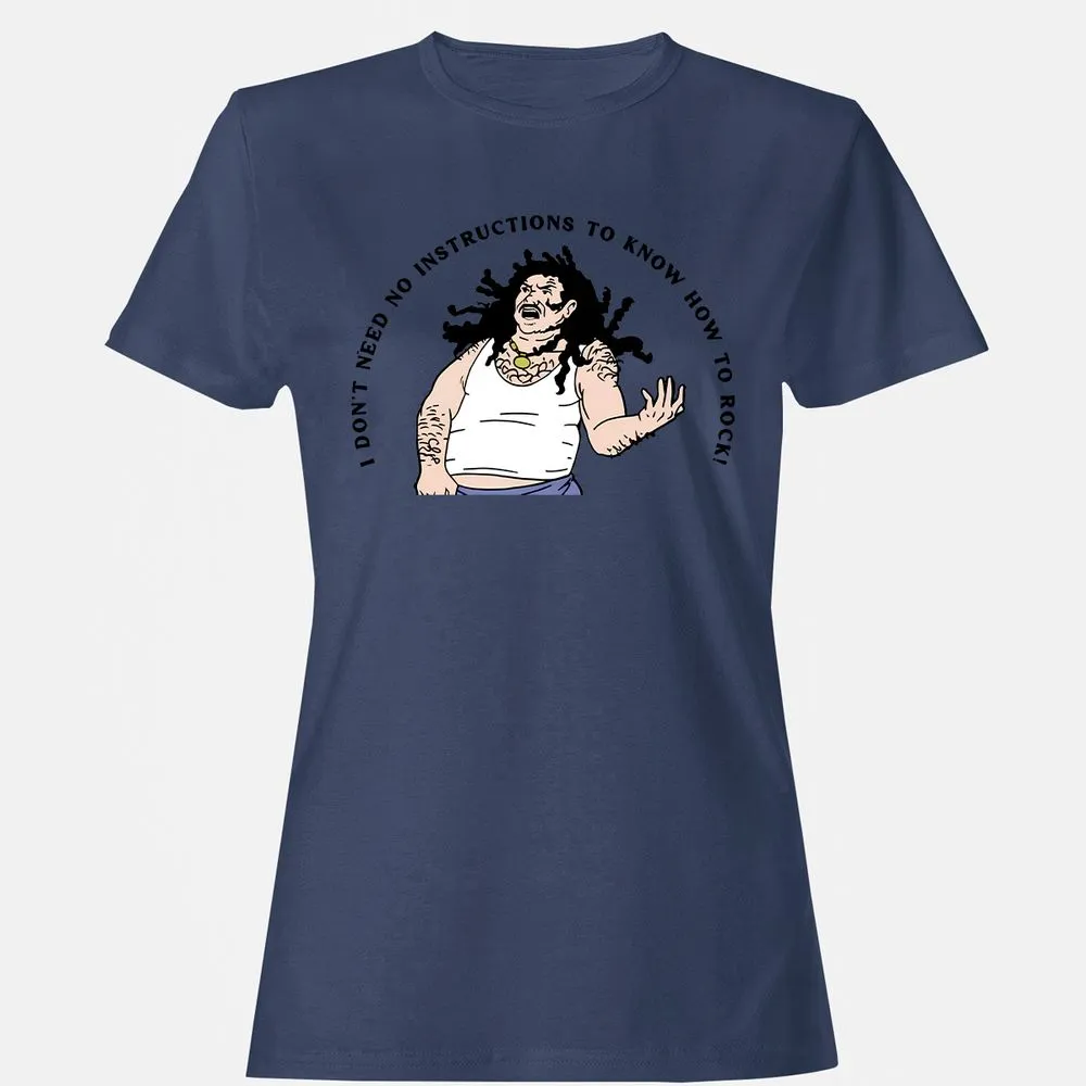 Women's T-Shirt - U3FUSGQR - Navy - 10