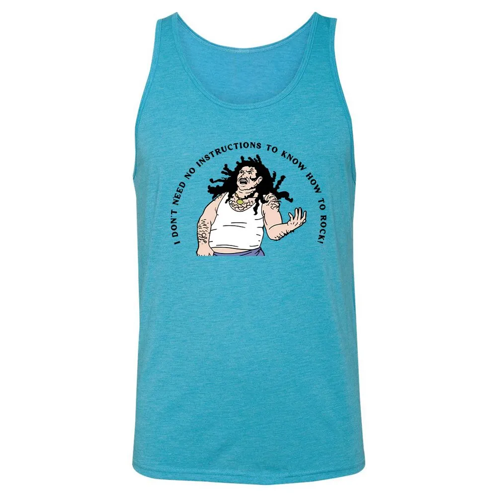 Unisex Jersey Tank - EUPPV88Y - Aqua Triblend - 3
