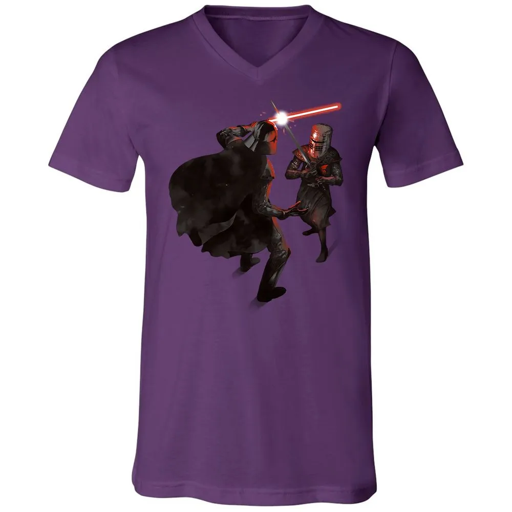 Unisex V-Neck T-Shirt - 16F16CUK - Team Purple - 2