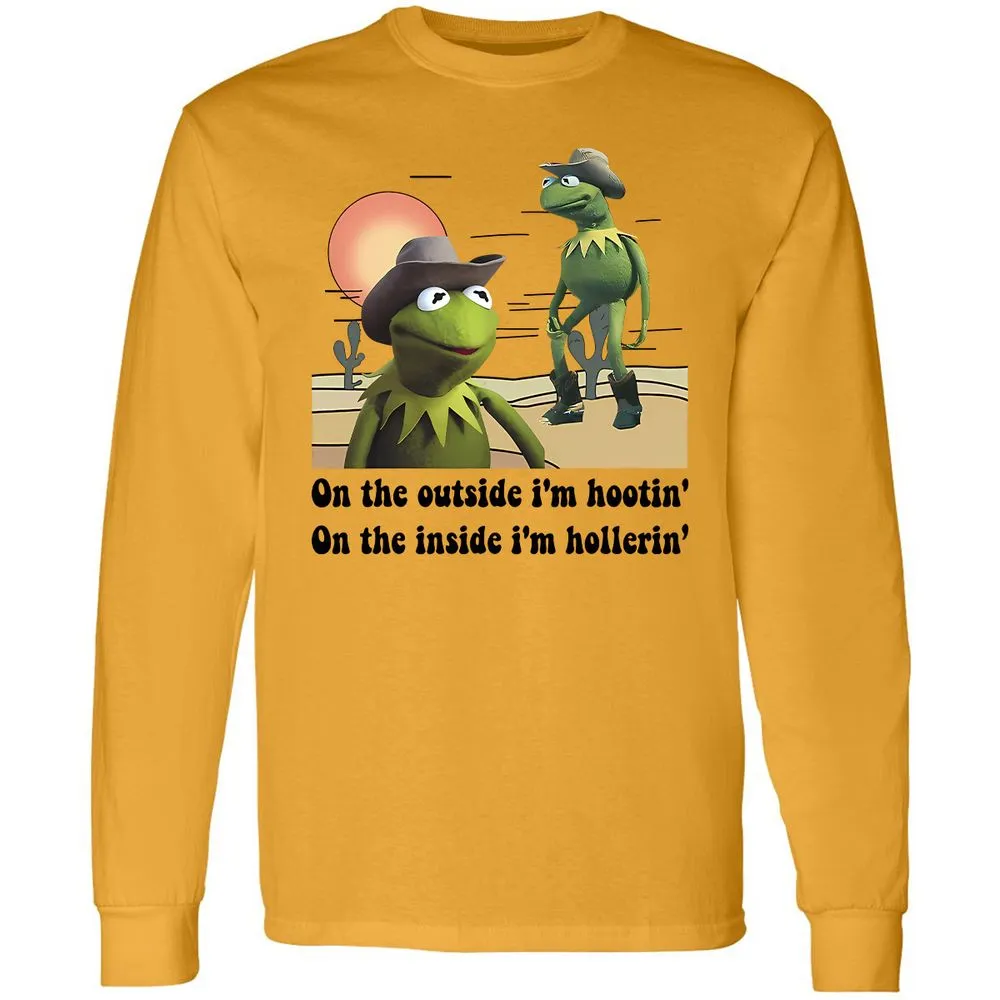Long Sleeve T-Shirt - 2PNAS6DZ - Gold - 9