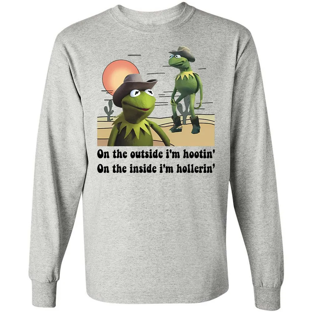 Long Sleeve T-Shirt - 2PNAS6DZ - Ash - 5