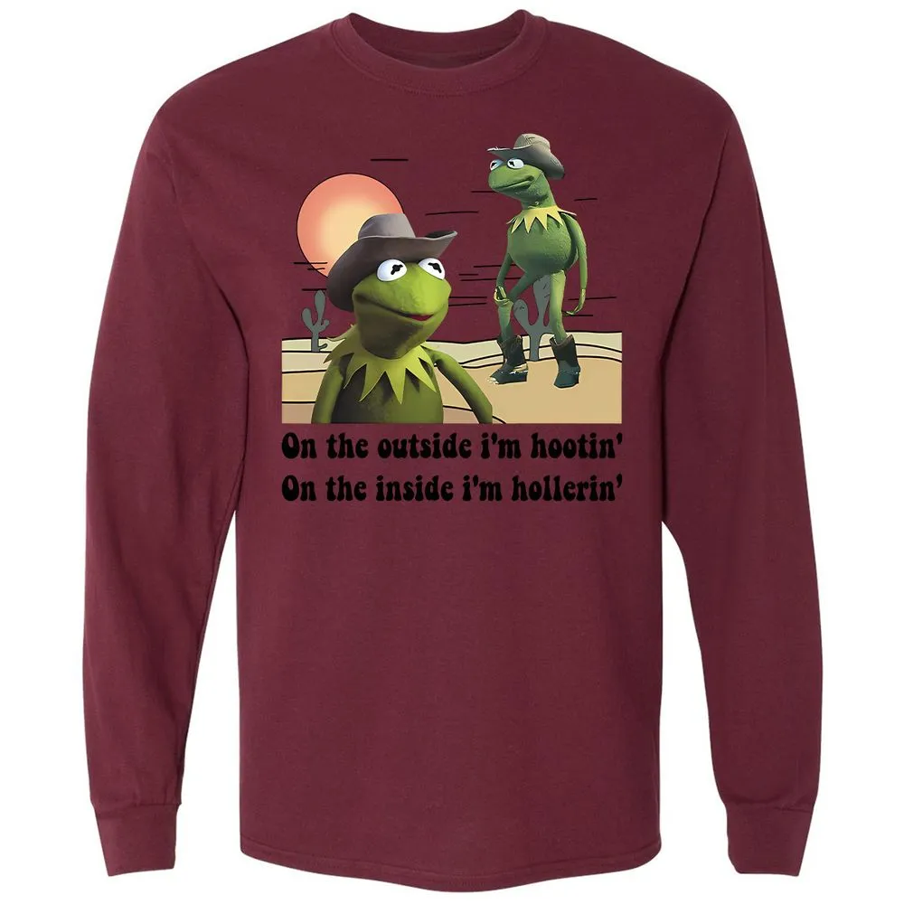 Long Sleeve T-Shirt - 2PNAS6DZ - Maroon - 11