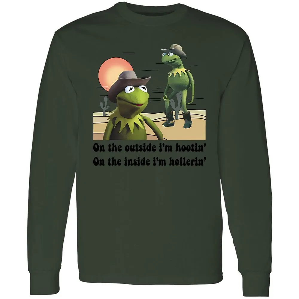 Long Sleeve T-Shirt - 2PNAS6DZ - Forest Green - 8