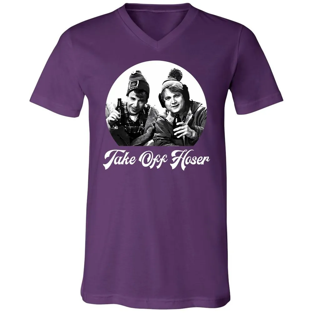 Unisex V-Neck T-Shirt - U1YLWRBW - Team Purple - 9