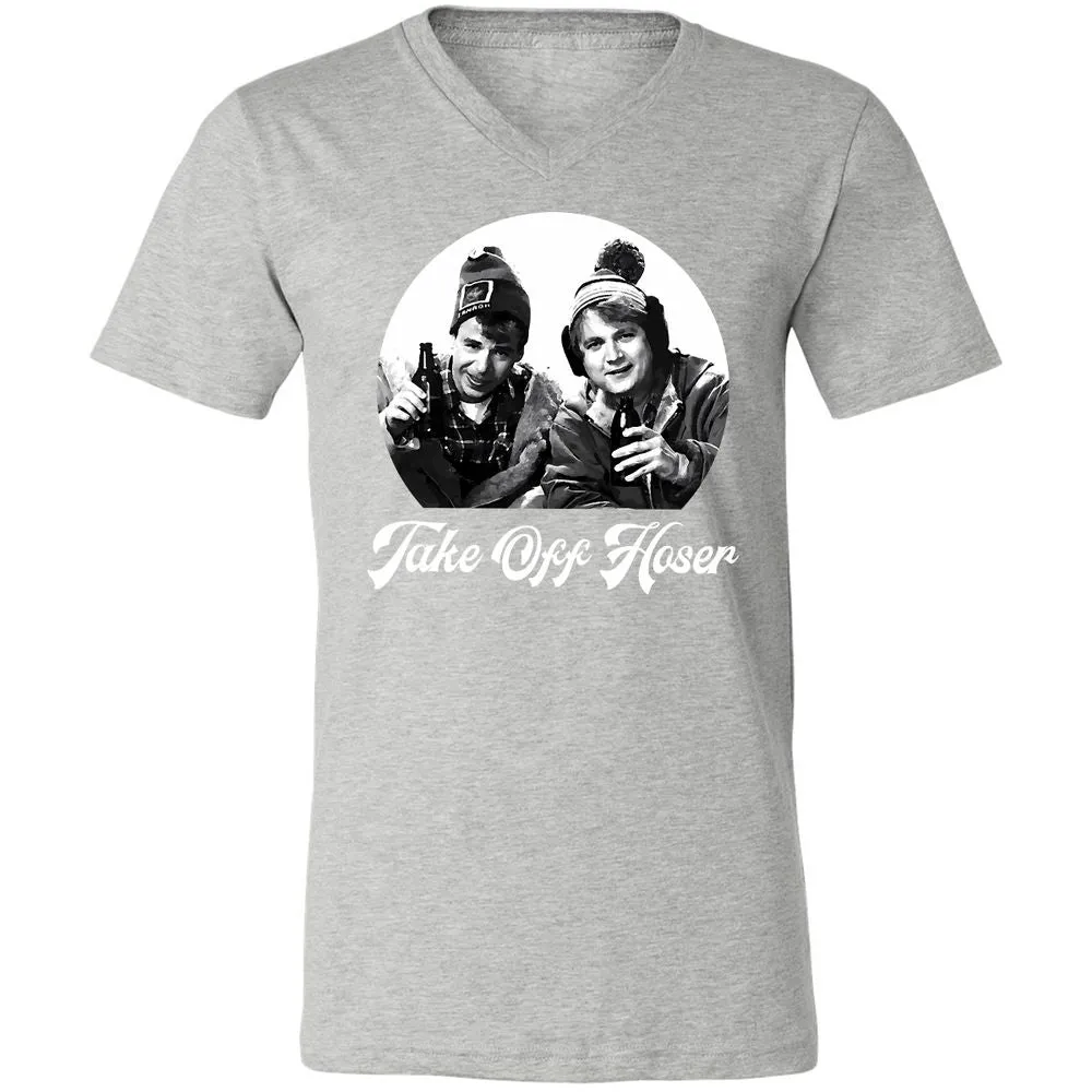 Unisex V-Neck T-Shirt - U1YLWRBW - Athletic Heather - 7
