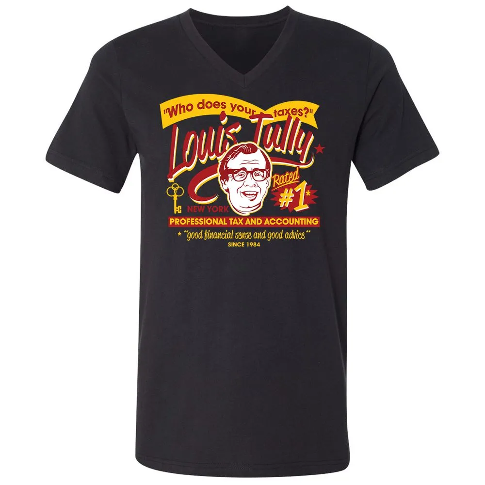 Unisex V-Neck T-Shirt - VRGFDXWB - Black - 16