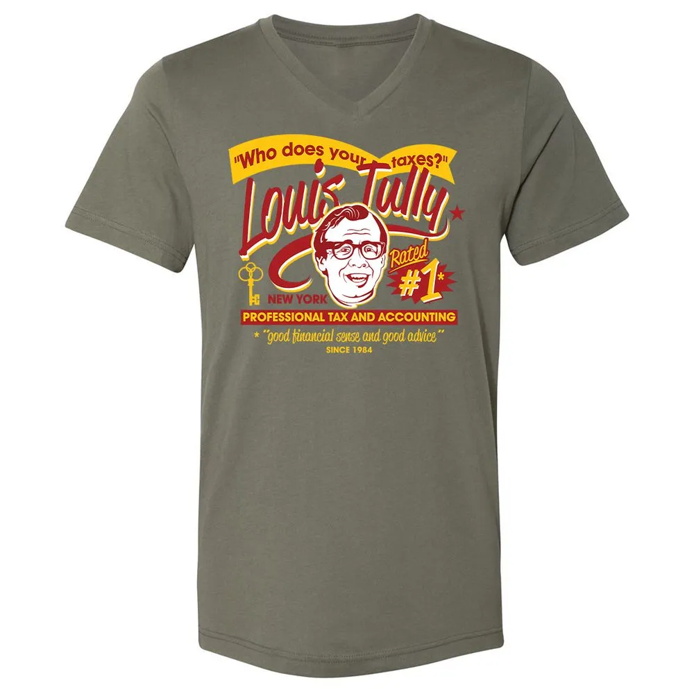 Unisex V-Neck T-Shirt - VRGFDXWB - Military Green - 10