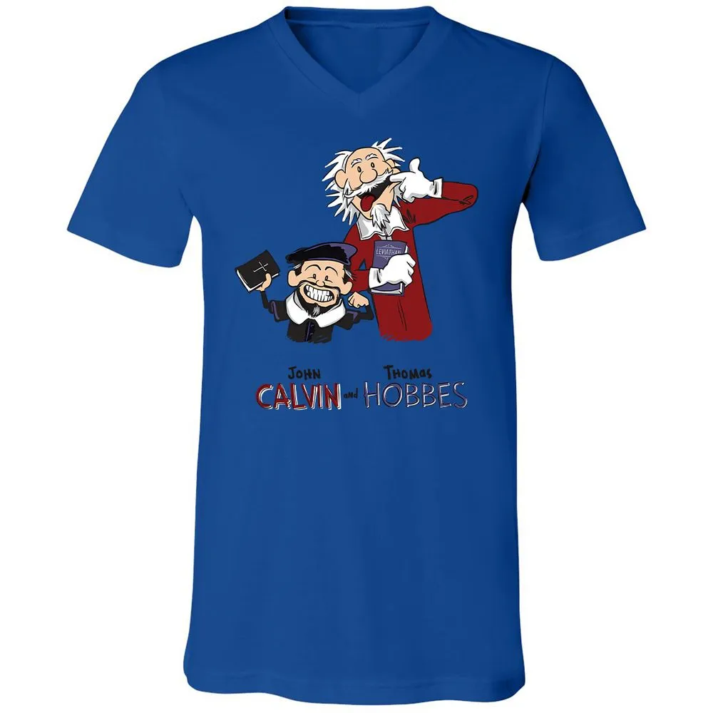 Unisex V-Neck T-Shirt - Y1376KL6 - True Royal - 4