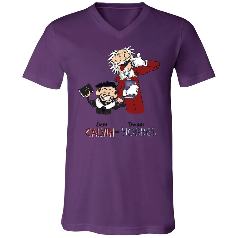 Unisex V-Neck T-Shirt - Y1376KL6 - Team Purple - 2