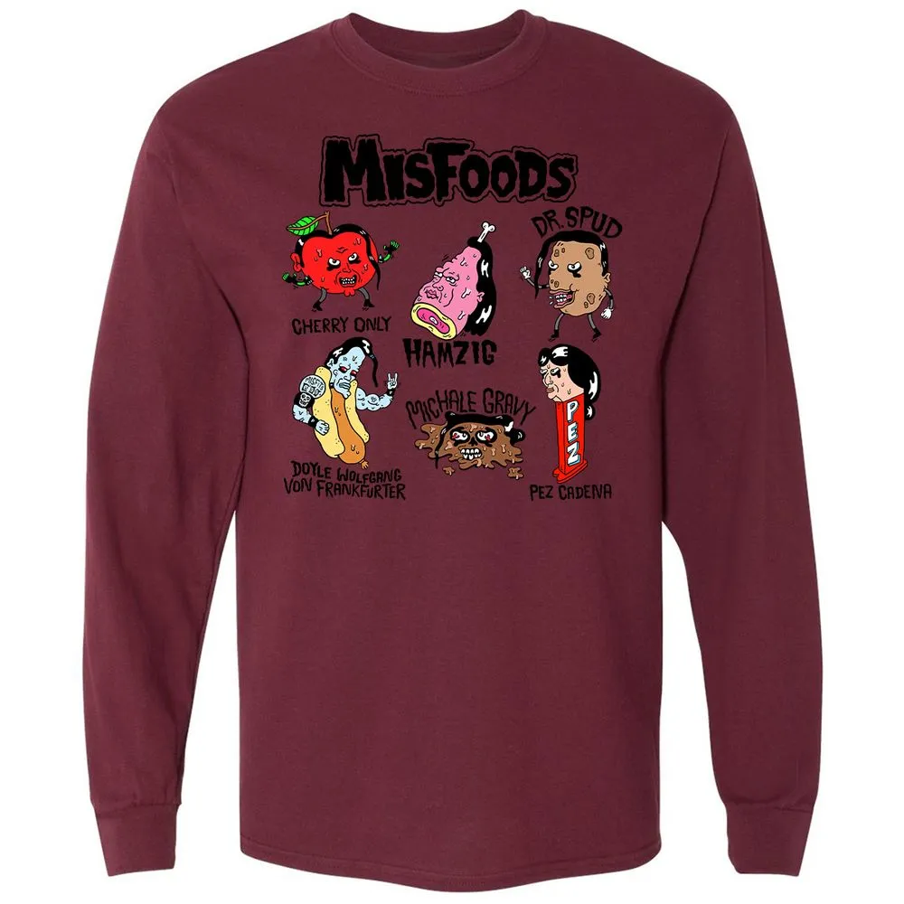 Long Sleeve T-Shirt - 74FYN1S8 - Maroon - 11