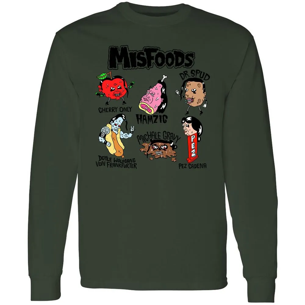 Long Sleeve T-Shirt - 74FYN1S8 - Forest Green - 8