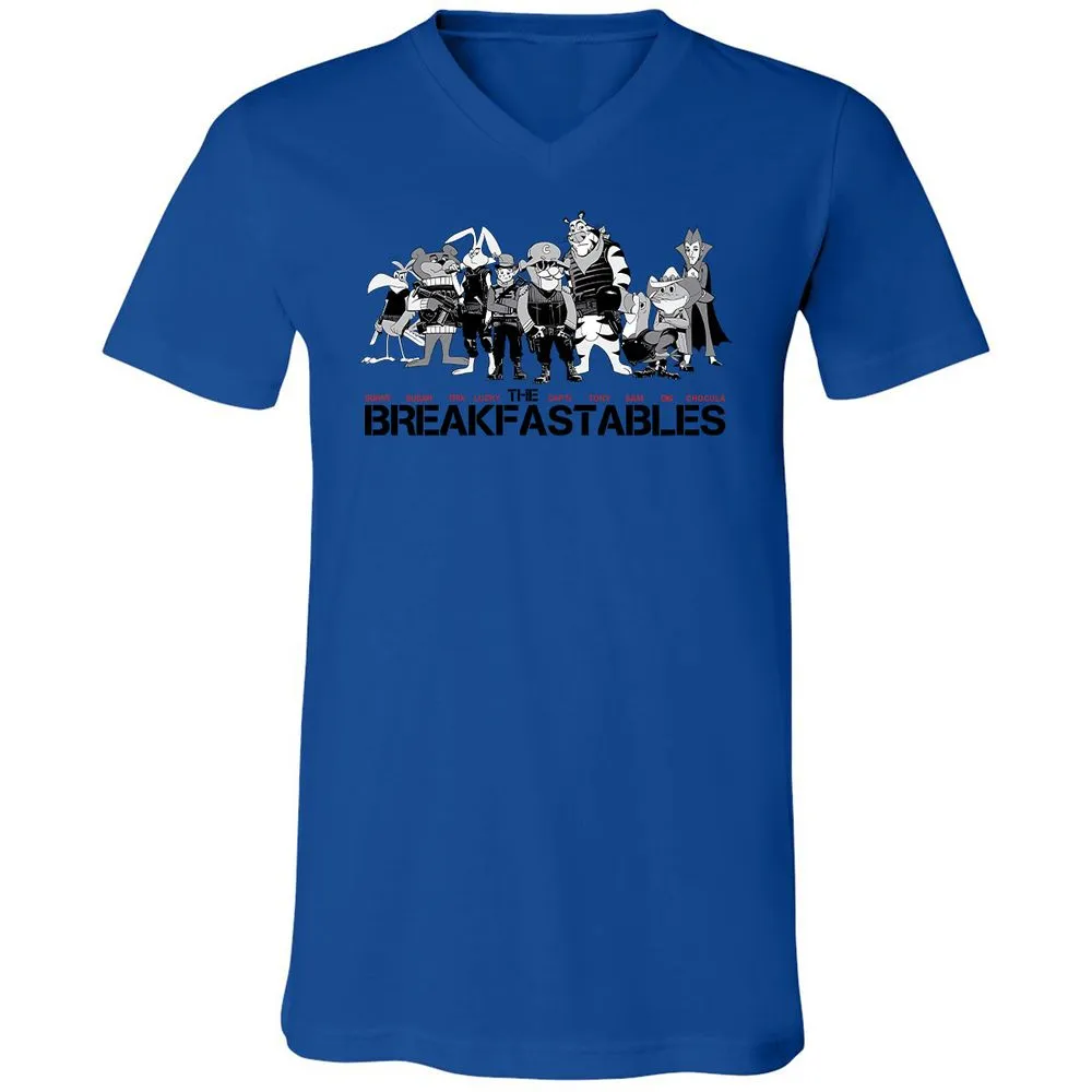 Unisex V-Neck T-Shirt - 4U17QBL9 - True Royal - 4