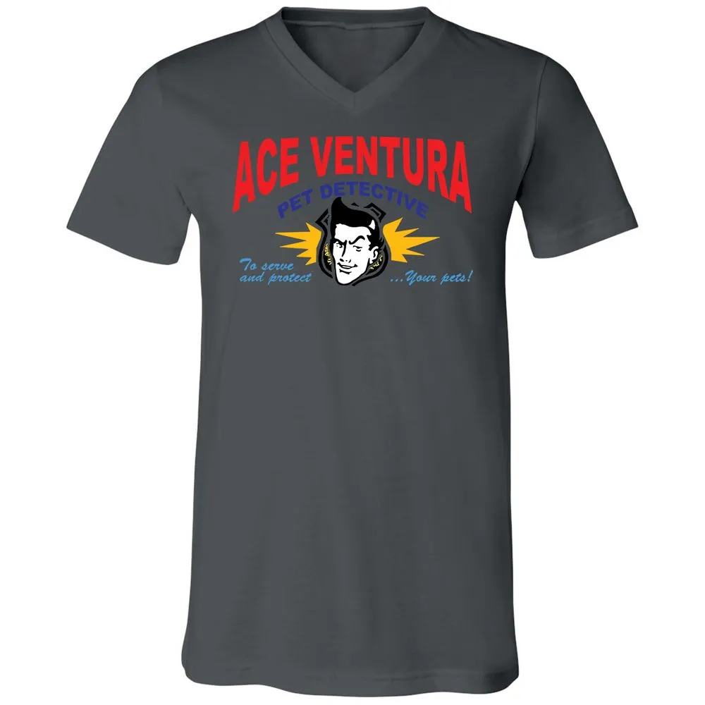 Unisex V-Neck T-Shirt - SJ34DX1Z - Asphalt - 12