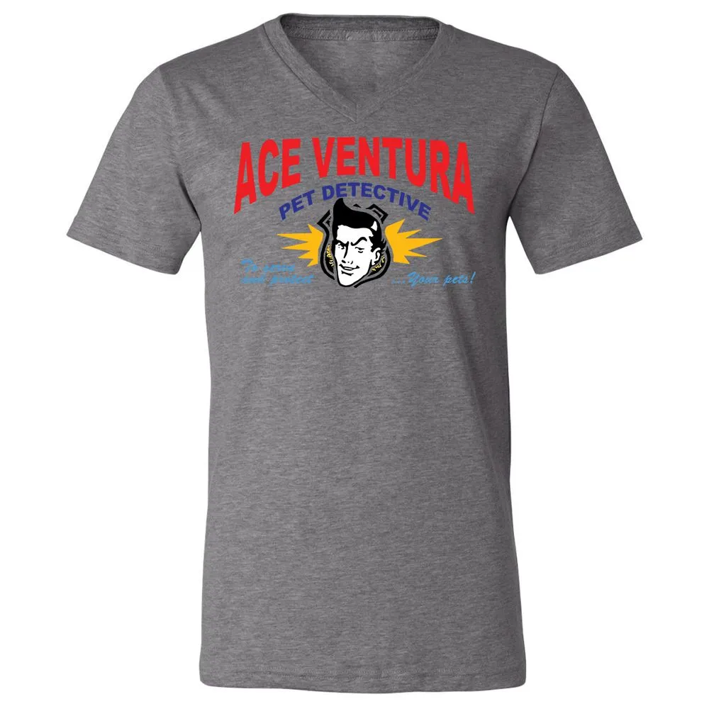Unisex V-Neck T-Shirt - SJ34DX1Z - Deep Heather - 13