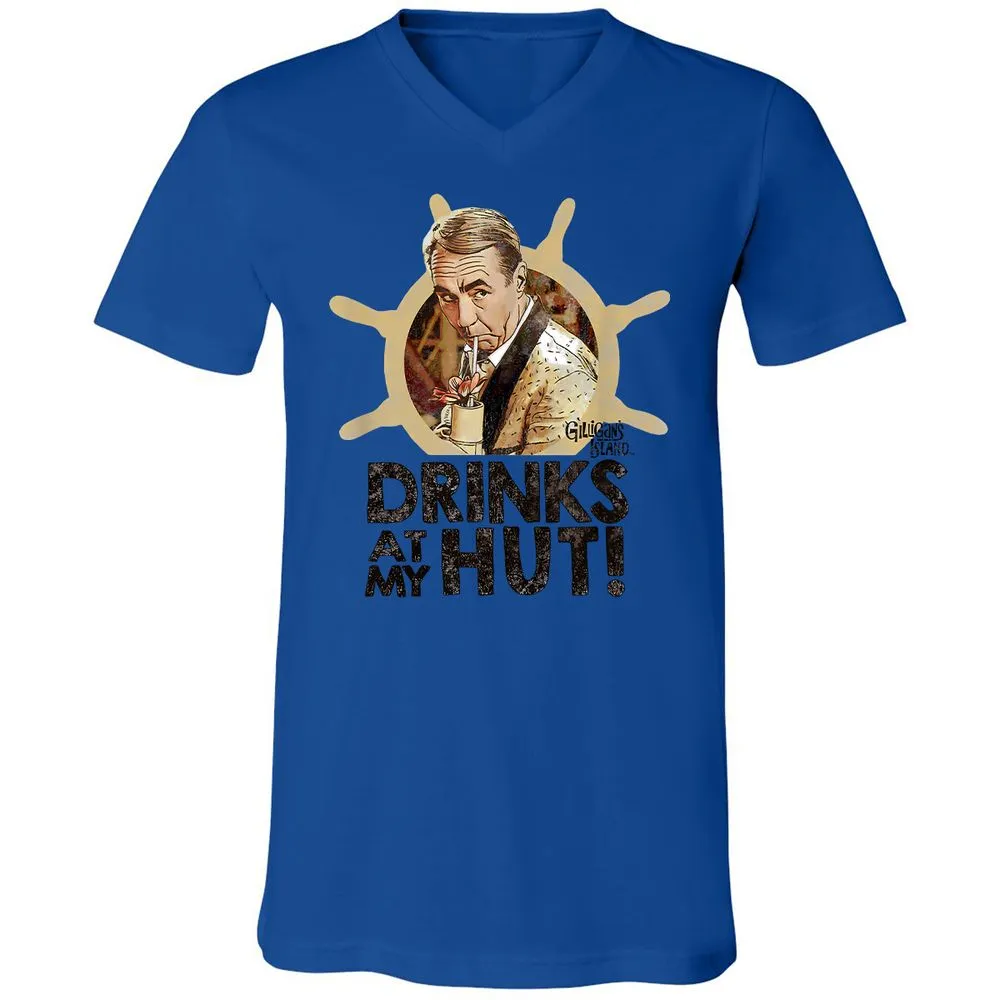 Unisex V-Neck T-Shirt - UD14M7TF - True Royal - 4