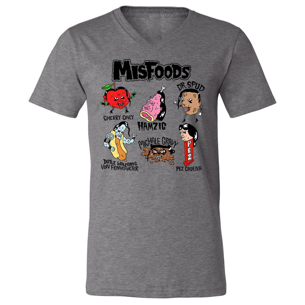 Unisex V-Neck T-Shirt - PX1Y5PCV - Deep Heather - 13