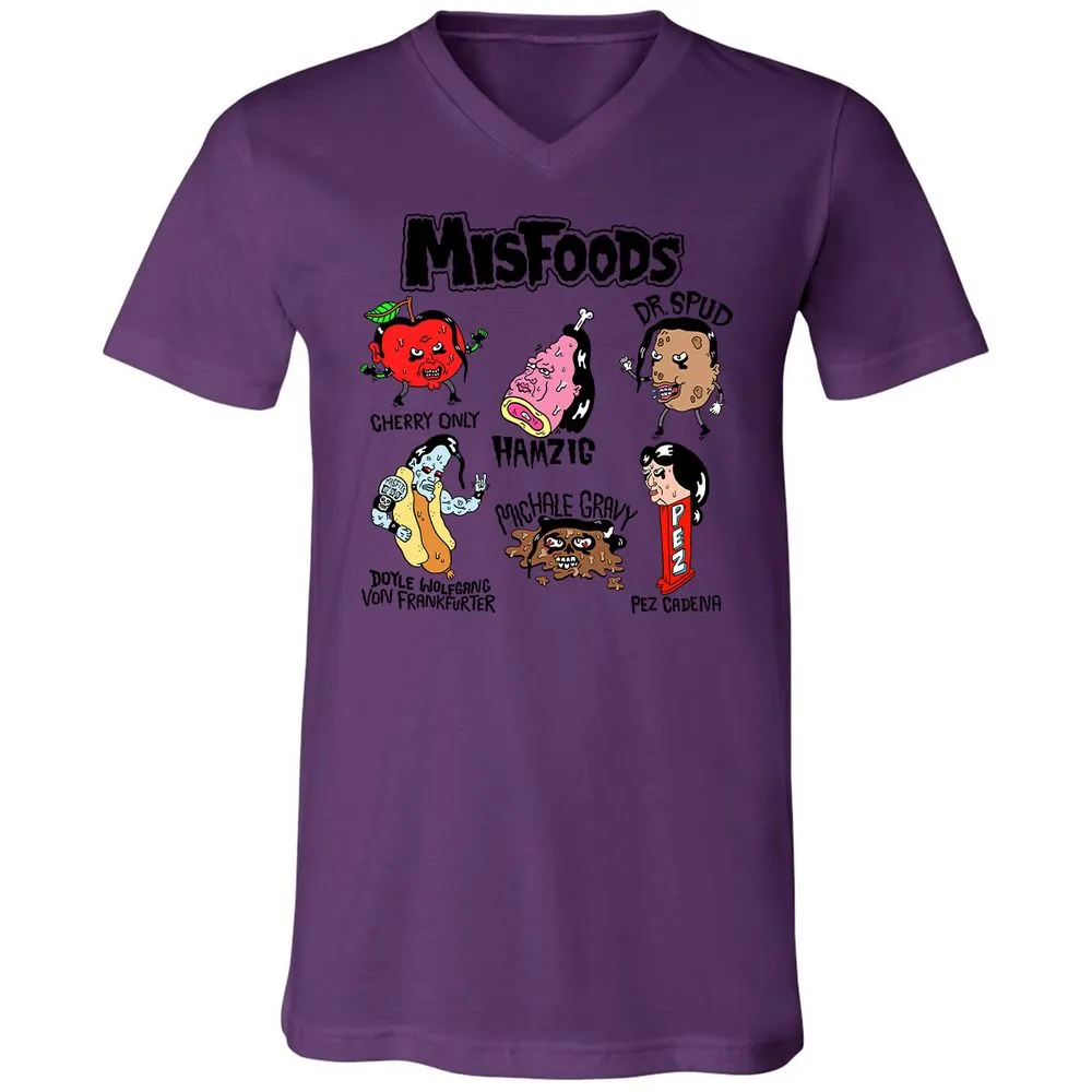 Unisex V-Neck T-Shirt - PX1Y5PCV - Team Purple - 2