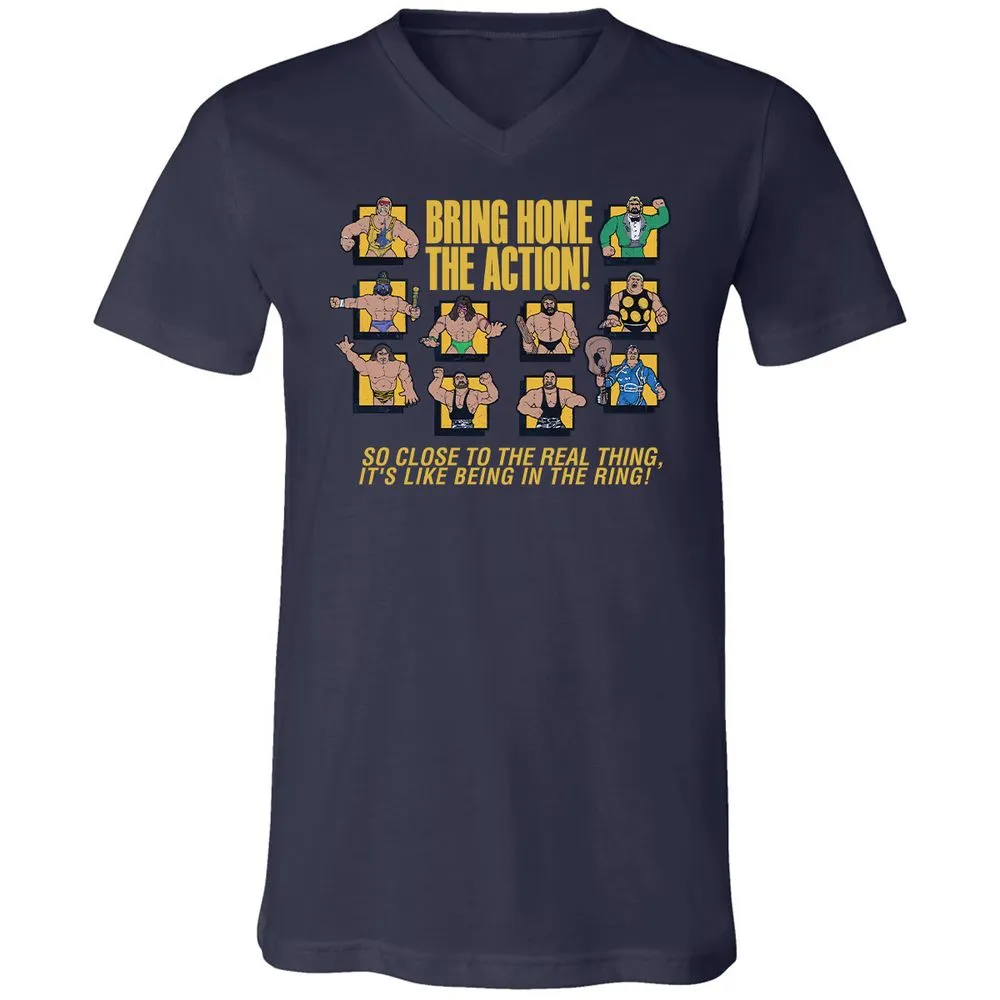 Unisex V-Neck T-Shirt - N9UMZ5KZ - Navy - 9