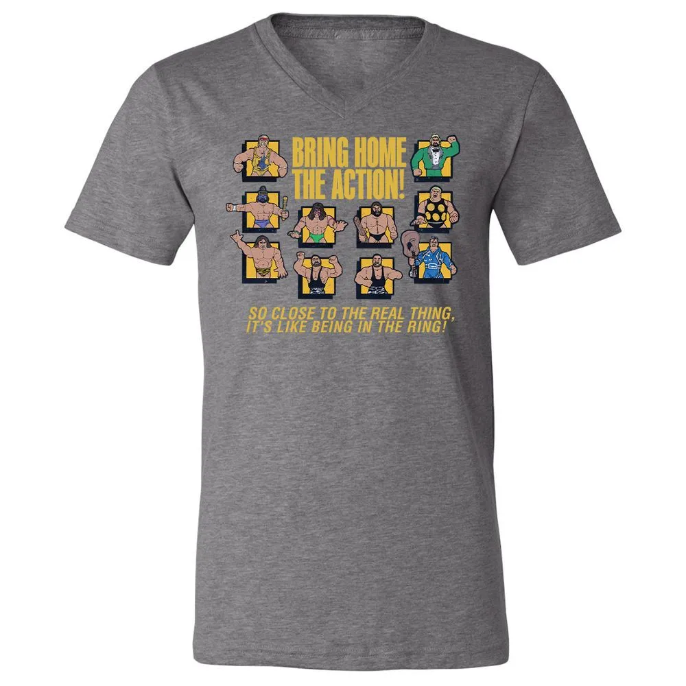 Unisex V-Neck T-Shirt - N9UMZ5KZ - Deep Heather - 13