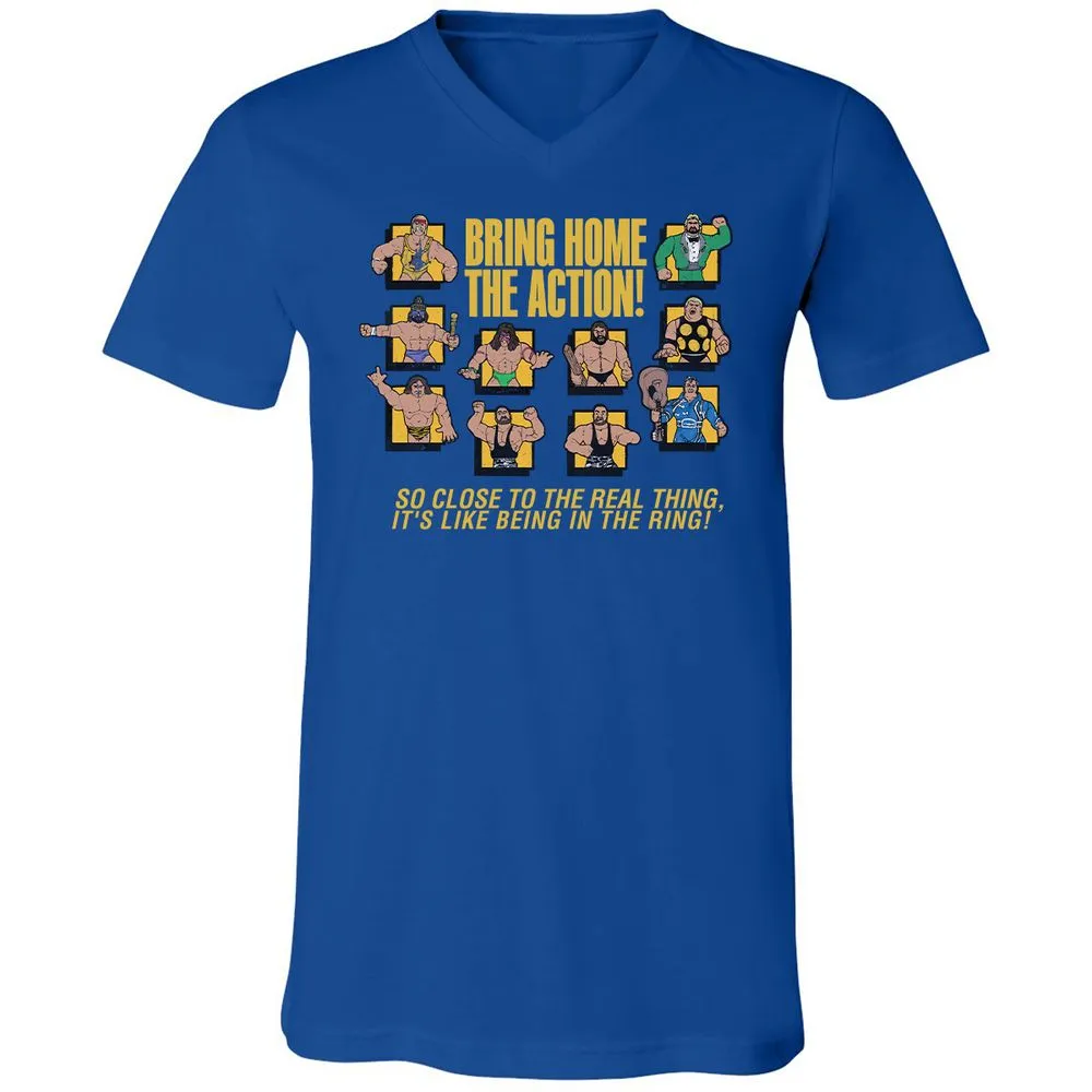 Unisex V-Neck T-Shirt - N9UMZ5KZ - True Royal - 4