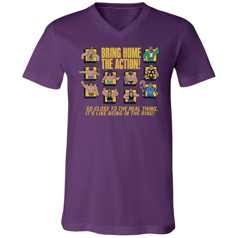 Unisex V-Neck T-Shirt - N9UMZ5KZ - Team Purple - 2