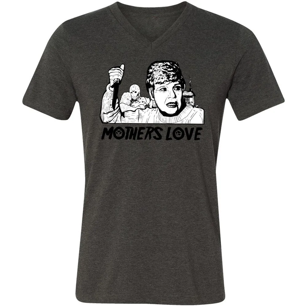 Unisex V-Neck T-Shirt - 9K87UWFA - Dark Grey Heather - 8