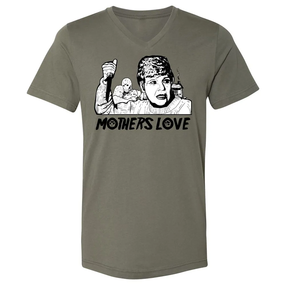 Unisex V-Neck T-Shirt - 9K87UWFA - Military Green - 10