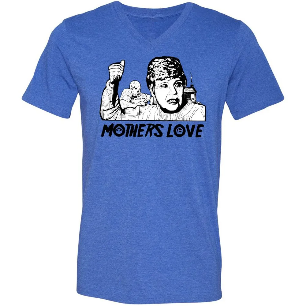 Unisex V-Neck T-Shirt - 9K87UWFA - Heather True Royal - 14