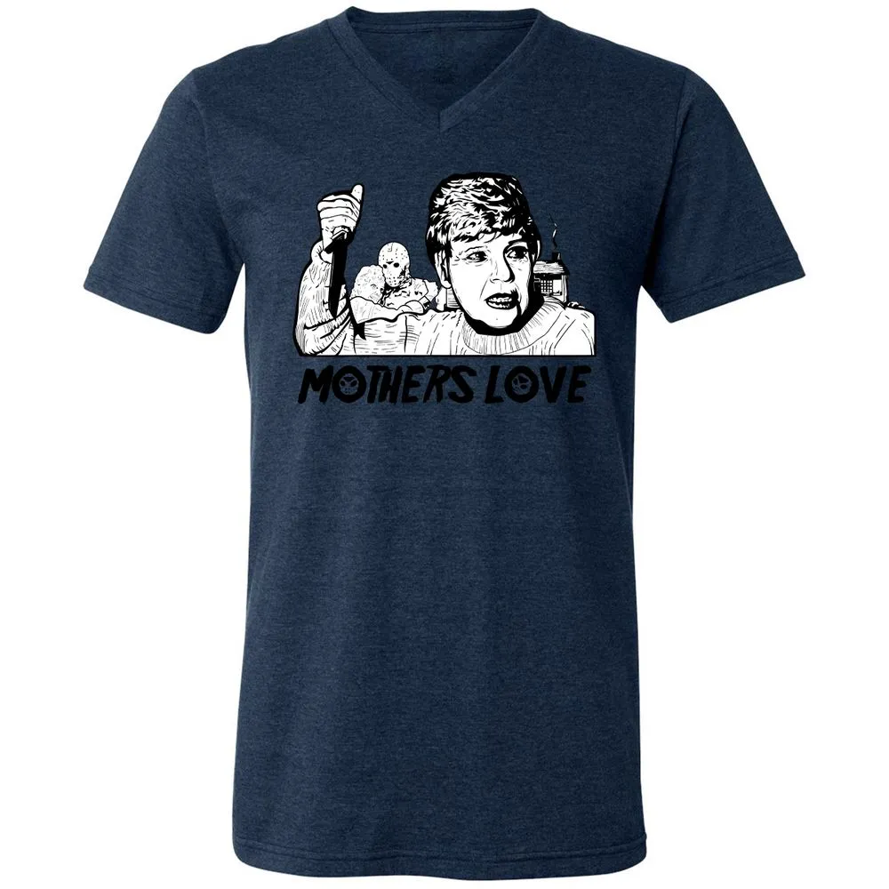 Unisex V-Neck T-Shirt - 9K87UWFA - Heather Navy - 15