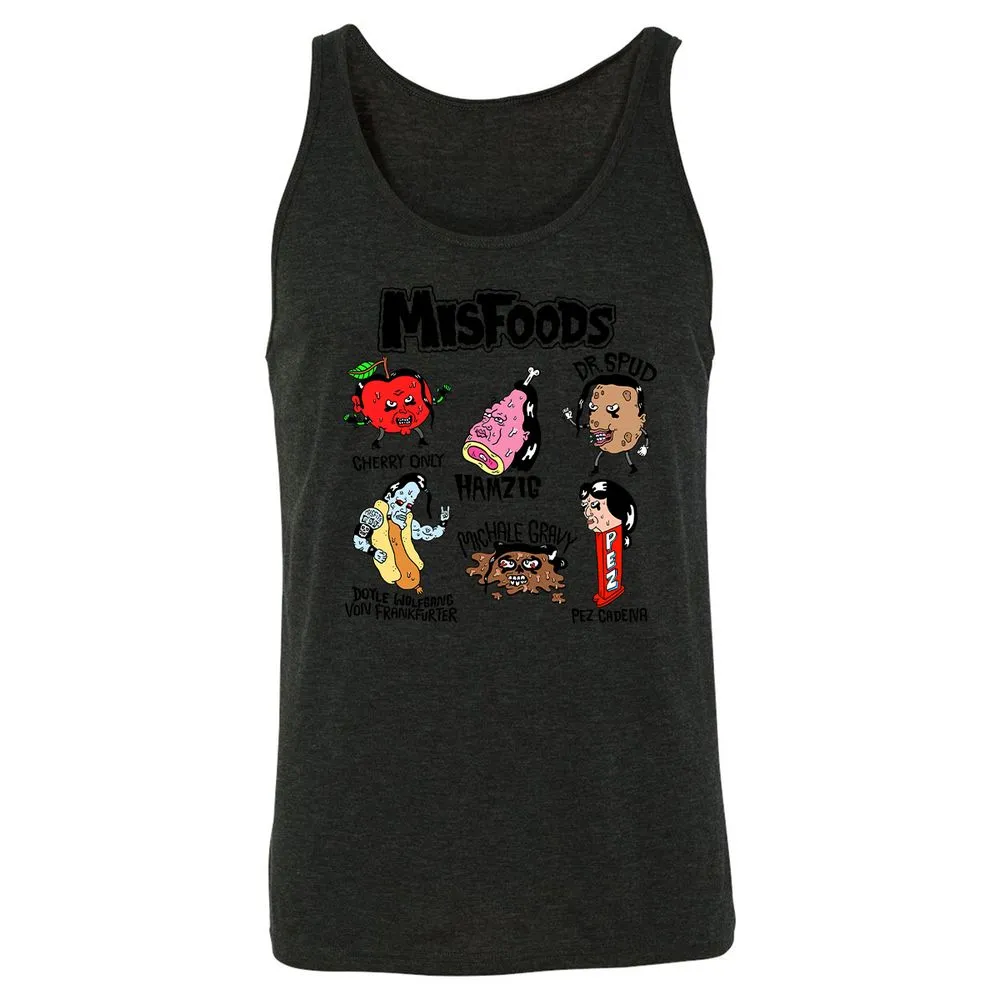 Unisex Jersey Tank - XHGAMV9S - Charcoal Black Triblend - 5