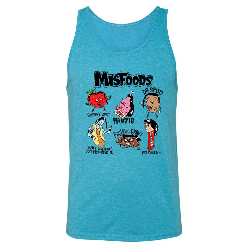 Unisex Jersey Tank - XHGAMV9S - Aqua Triblend - 3