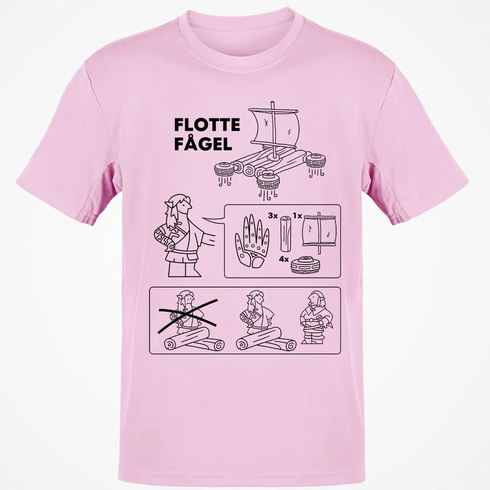 Classic Unisex T-Shirt - BKJJWWKX - Light Pink - 5