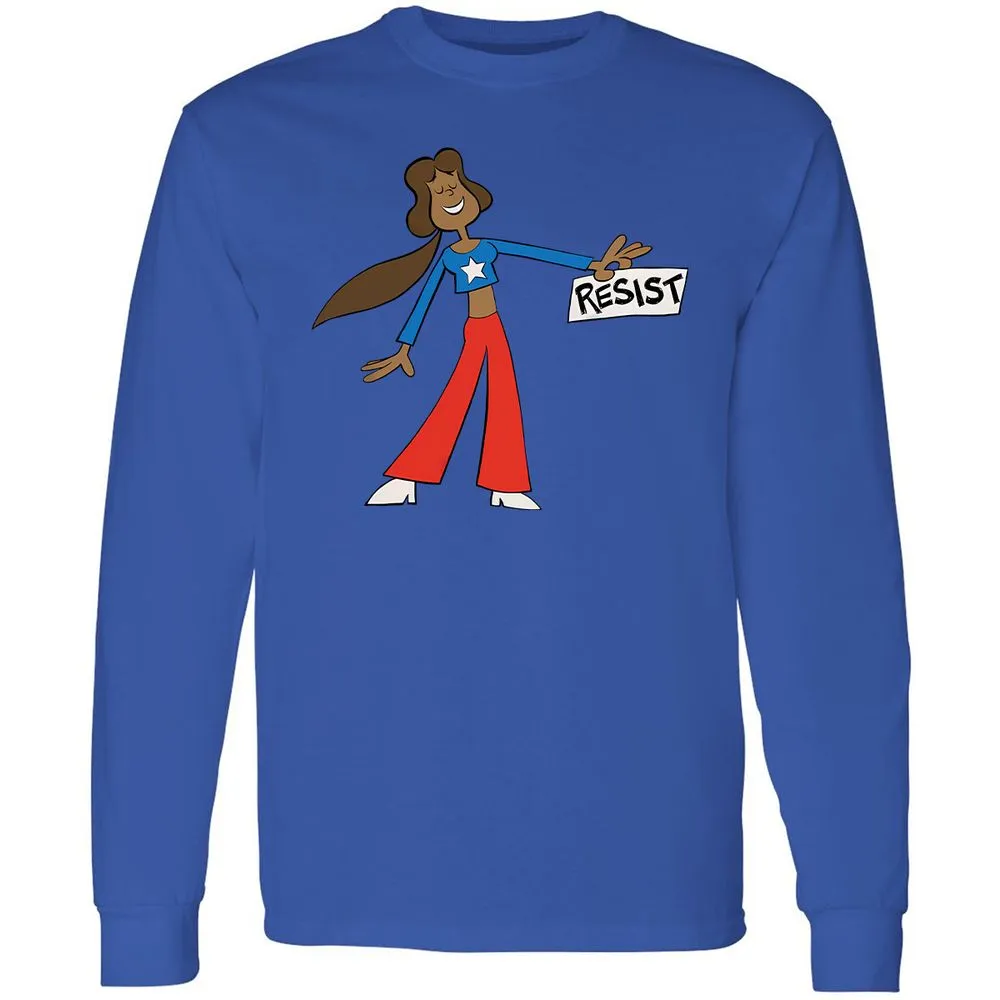 Long Sleeve T-Shirt - 13SBV7MQ - Royal - 4