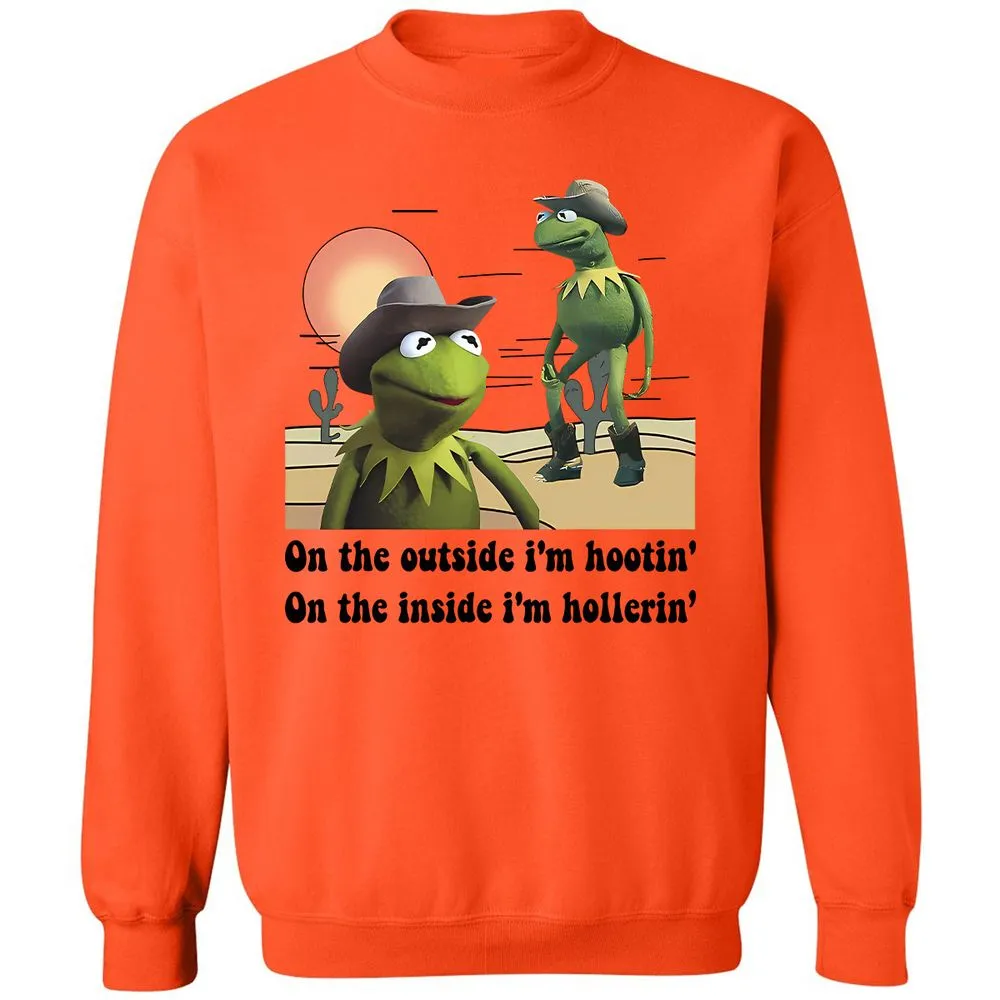 Classic Unisex Sweatshirt - RJ5YSW5W - Orange - 10