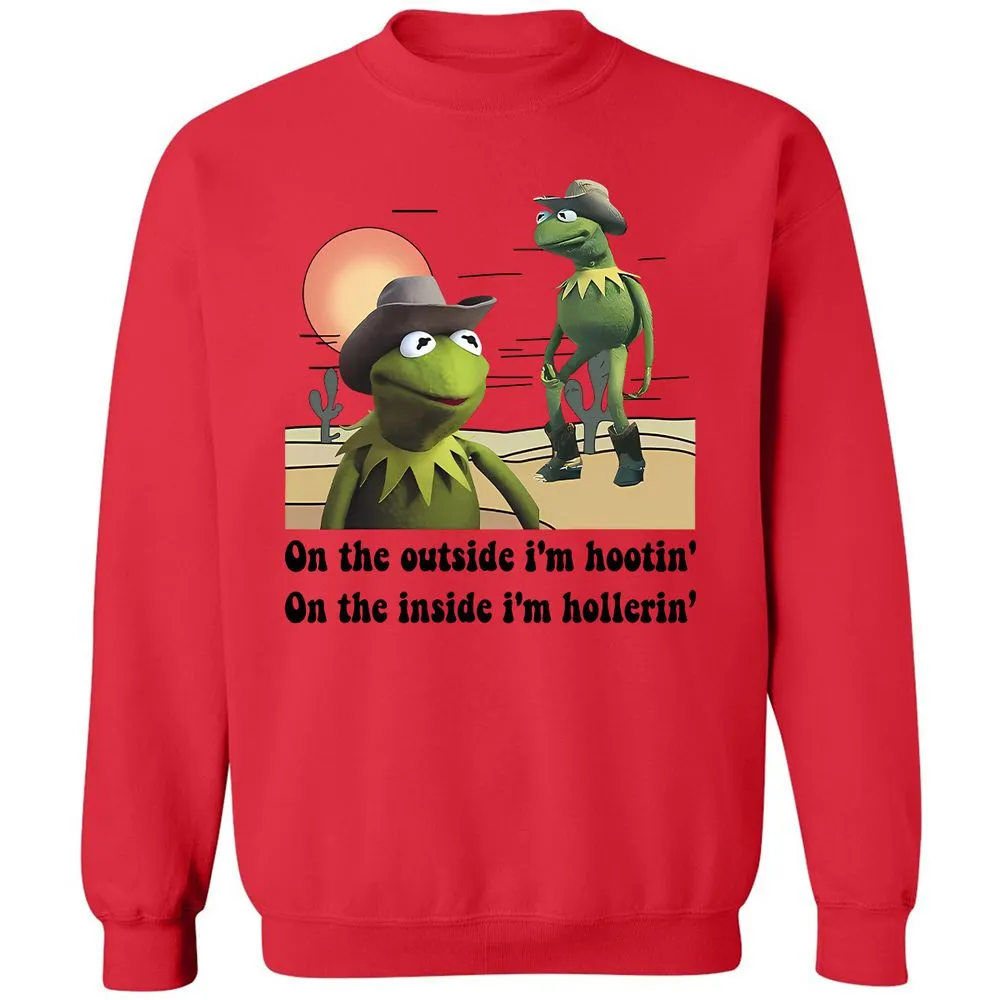 Classic Unisex Sweatshirt - RJ5YSW5W - Red - 5