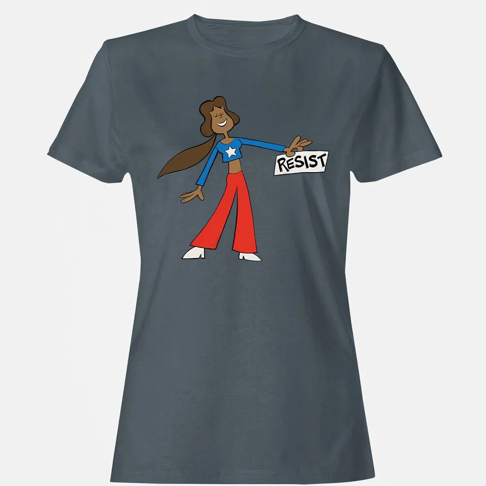 Women's T-Shirt - D7UJL8HR - Charcoal - 3