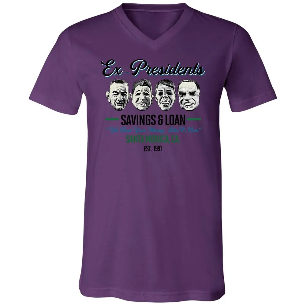 Unisex V-Neck T-Shirt - MLE5JQ85 - Team Purple - 2