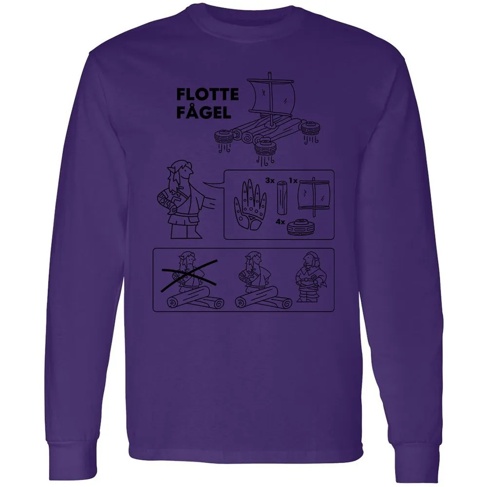Long Sleeve T-Shirt - GYDLKMRZ - Purple - 13