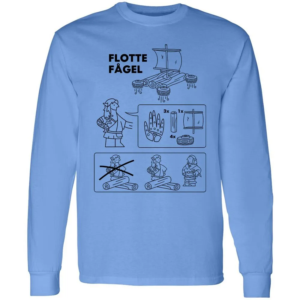Long Sleeve T-Shirt - GYDLKMRZ - Carolina Blue - 2