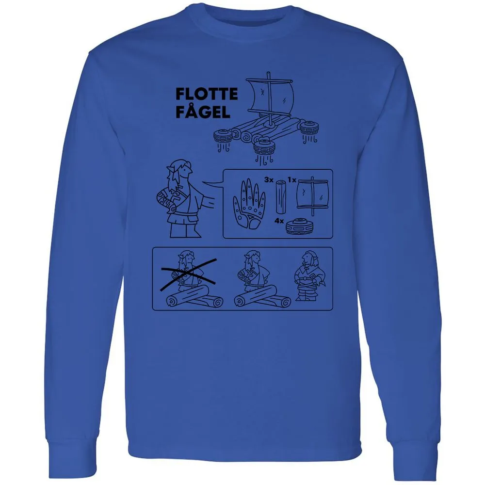 Long Sleeve T-Shirt - GYDLKMRZ - Royal - 4