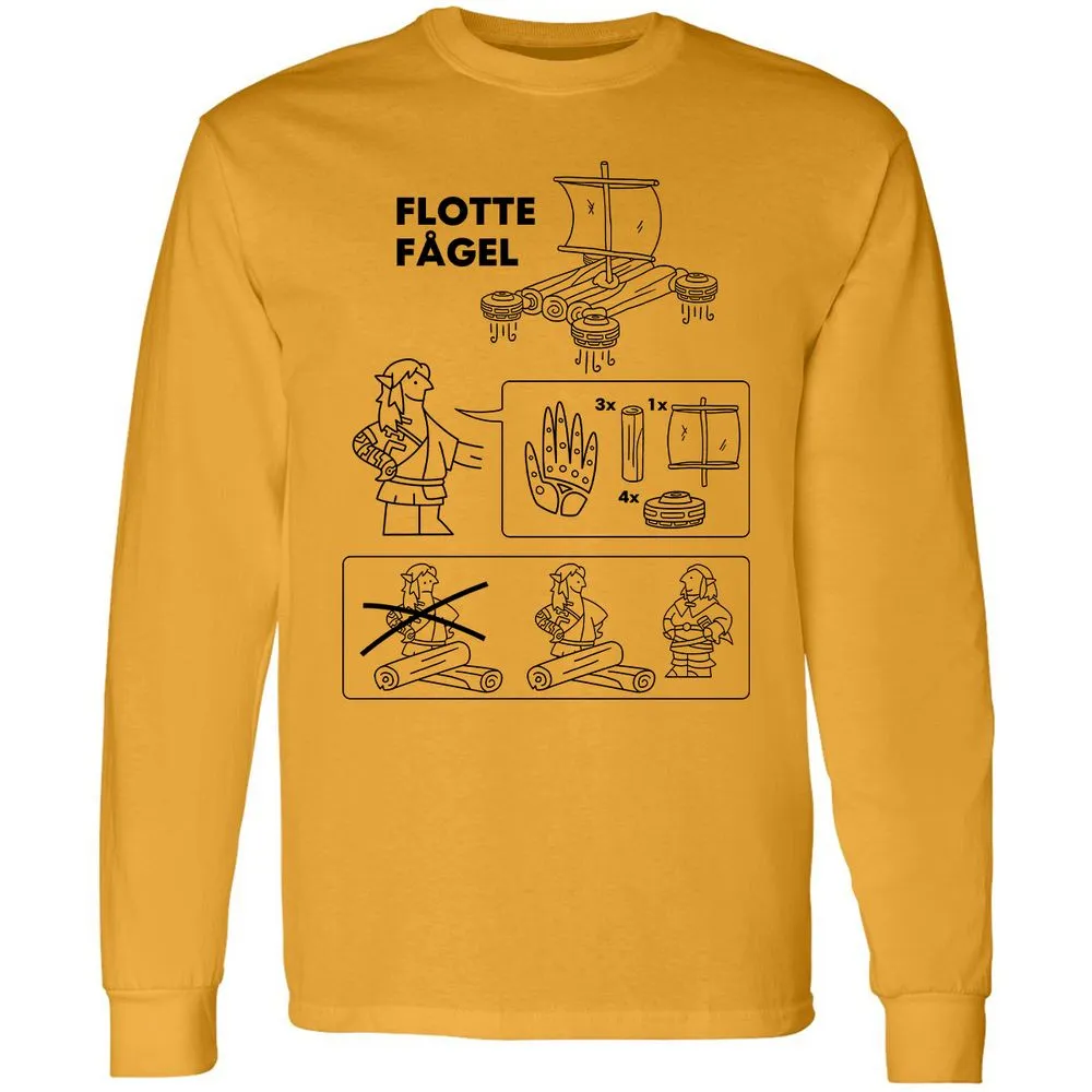 Long Sleeve T-Shirt - GYDLKMRZ - Gold - 9