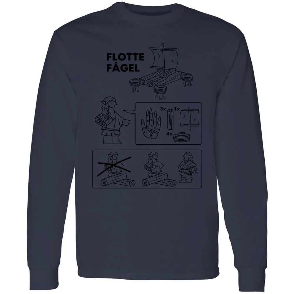 Long Sleeve T-Shirt - GYDLKMRZ - Navy - 12
