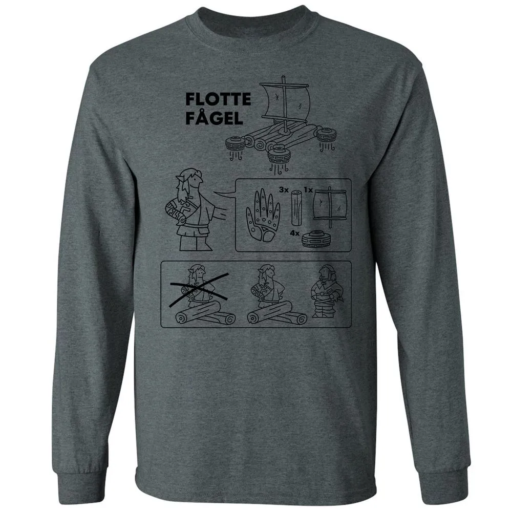 Long Sleeve T-Shirt - GYDLKMRZ - Dark Heather - 15